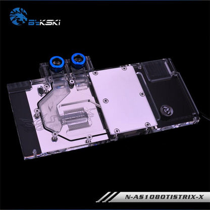 Bykski N-AS1080TI STRIX-X,Full Cover Graphics Card WaterCooling Block for Asus ROG STRIX GTX1080Ti/1080/1070/1060,Dragon GTX1070