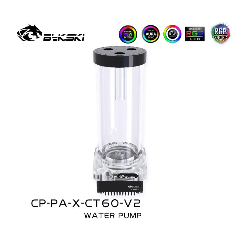 Bykski CP-PA-X-CT60 / CP-PA-X , Pump-reservoir Combination , 10W Pump With Lighting Max Flow 300L/H | Pump Reservoir Combo