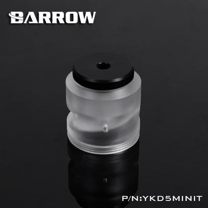 Barrow POM/PMMA acrylic water pump cover for D5 / MCP655 serise pump computer water cooling. PD5MINIT | Water Cooling Pump