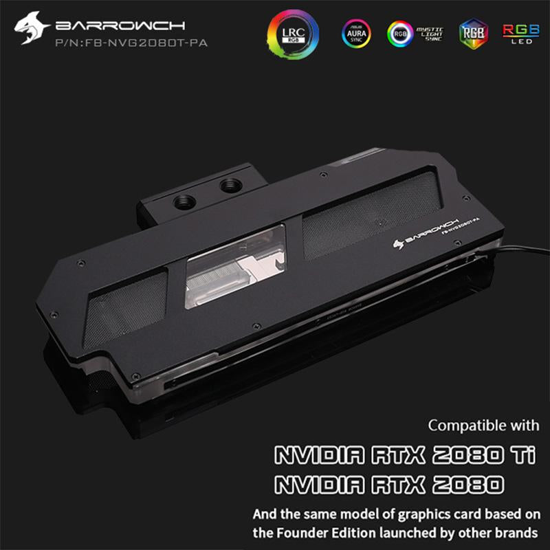 FormulaMod Barrow RTX 2080Ti full-cover GPU waterblock — silent local AI workload cooling
