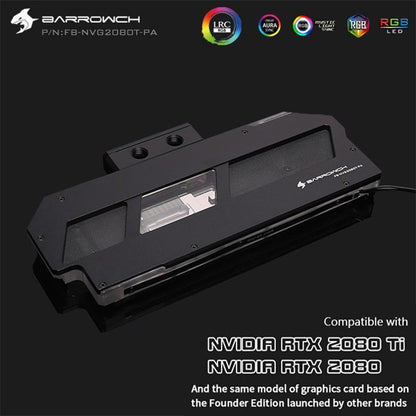 FormulaMod Barrow RTX 2080Ti full-cover GPU waterblock — silent local AI workload cooling