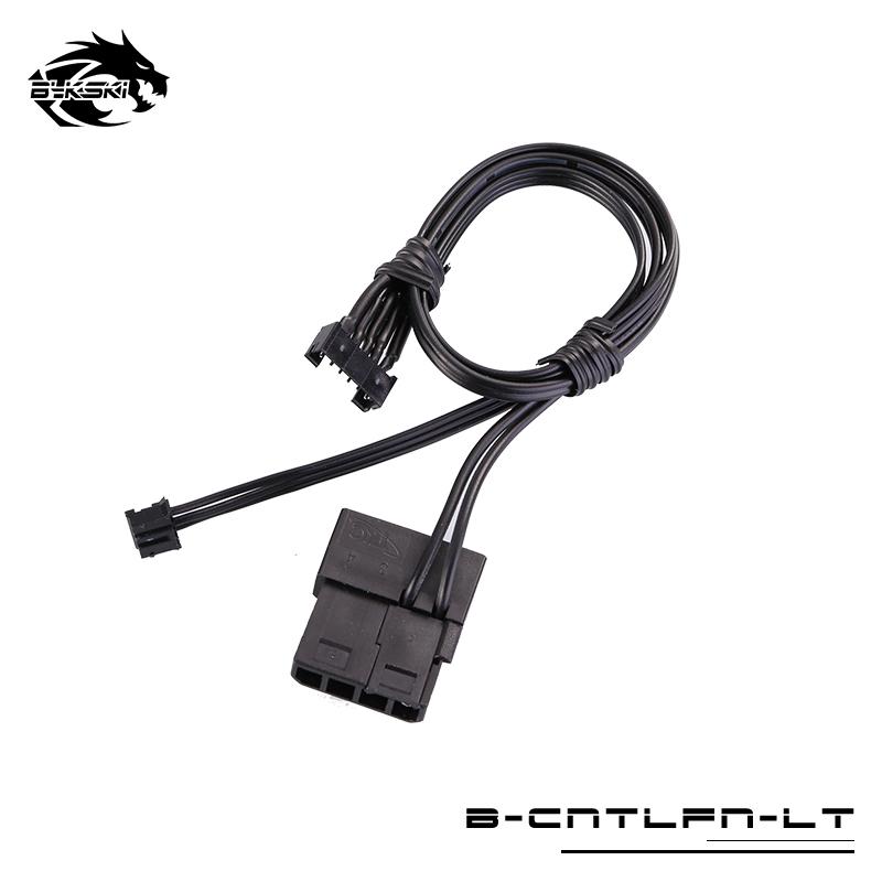 Bykski B-CNTLFN-LT, RBW Fan Dedicated Lighting Synchronous Extension Cable, 5V, For RBW Fan Synchronous To Motherboard