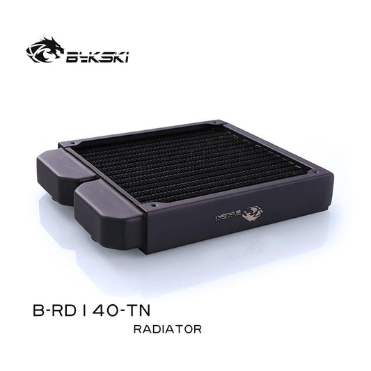 Bykski B-RD140-TN, 140mm Single Row Radiators, 28mm Thickness, Standard Water Cooling Radiators , | Water Cooling Accessory