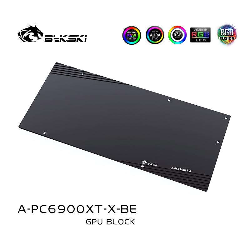 Bykski RX 6900XT GPU Water Block For Powercolor RX 6900XT 6800XT Red Devil / Red Dragon , Graphic Card Cooler A-PC6900XT-X