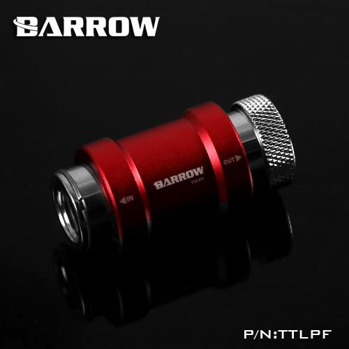 Barrow TTLPF Flat push type check valve double inner thread  part for water cooling computer