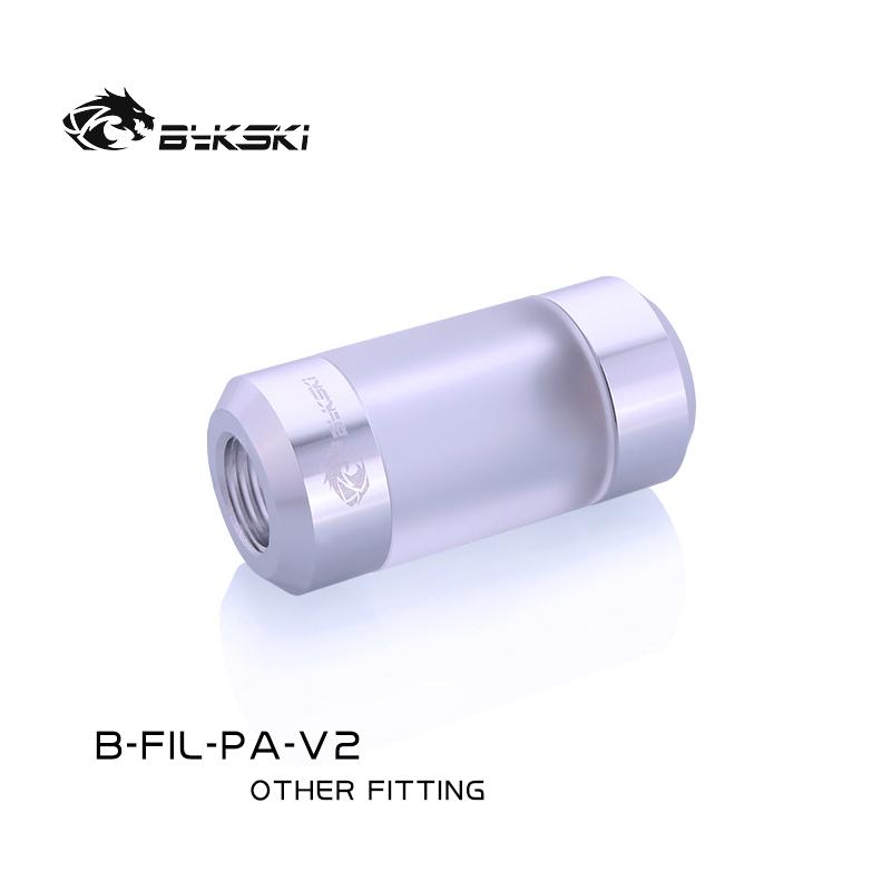 Bykski B-FIL-PA-V2, Matte Acrylic Filters, G1/4 Multiple Colour Female To Female Water Cooling Filters