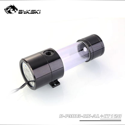 Bykski B-PMD3-RX-AL-CT, PWM DDC Pumps With 120/170/230mm Reservoir, Maximum Flow 600L/H, Maximum | Water Cooling Reservoir