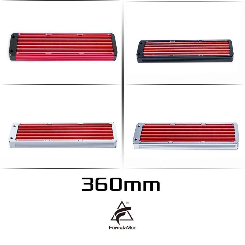 FormulaMod 360mm Radiator Copper 120/240/360mm 30mm Thickness 120mm Fan Water Cooling Radiator PC | Custom Loop Radiator
