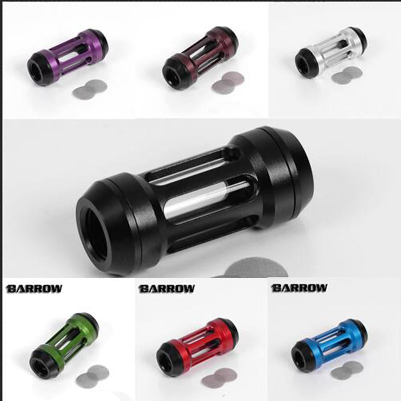 Barrow GLA-TLB53, Compound Filters, G1/4 Glass+Metal Multiple Color Combinations, With Extra | PC Water Cooling Accessory