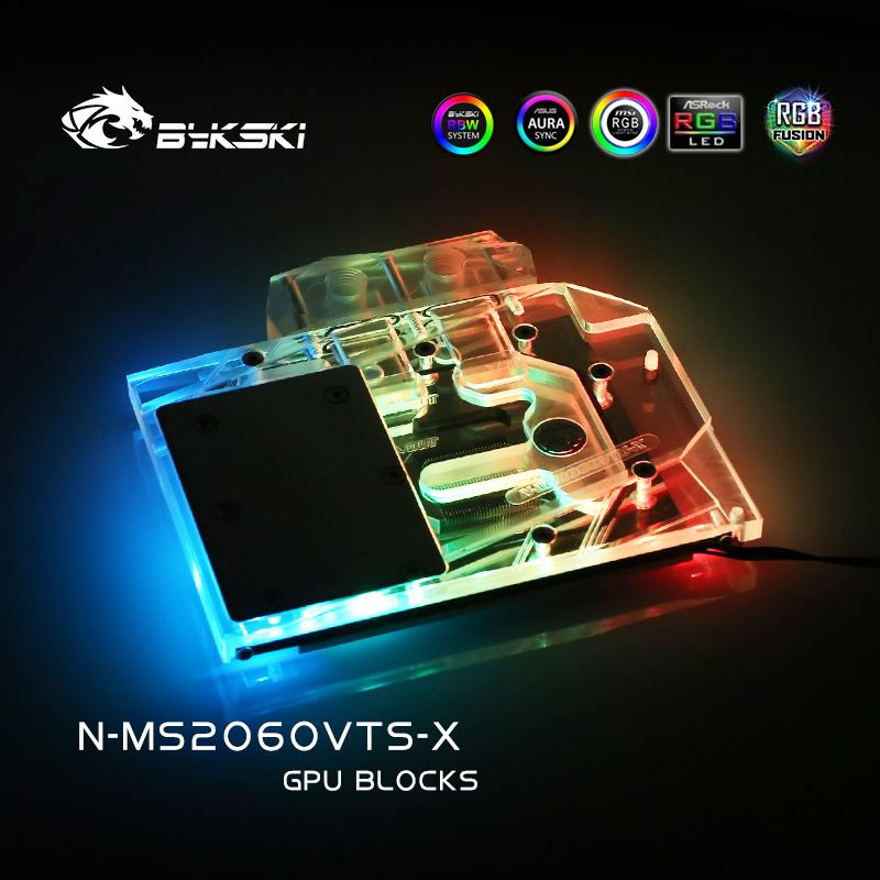 Bykski N-MS2060VTS-X GPU Water Cooling Block For MSI RTX 2060 Ventus XS 6G OC / GTX 1660 Ventus XS 6G | Water Cooling Block