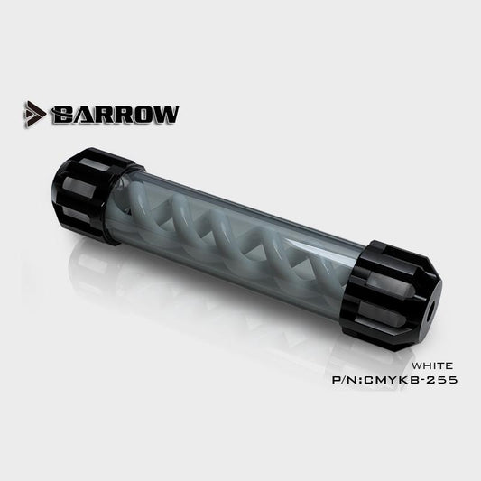 Barrow CMYKB-255 Dark Night Virus-T Reservoirs Aluminum Alloy Cover + Acrylic Body Multiple | PC Water Cooling Accessory