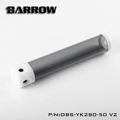 Barrow OBS-YK,50mm Diameter Acrylic Cylindrical Tanks, Transparent Wall, 130/180/230/280mm Length, | Water Cooling Accessory
