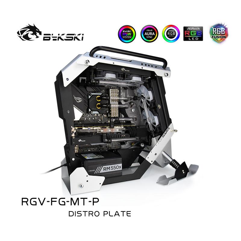 Bykski RGV-FG-MT-P Waterway Boards For  Game Will Snow Ground Motorcycle Case For Intel CPU Water Block & Single GPU Building