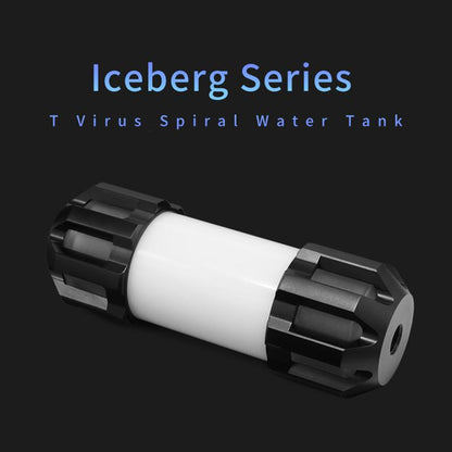 Barrow CMYKW-155 Iceberg Series Virus-T Reservoirs Aluminum Alloy Cover + Acrylic Body Multiple Color Spiral 155mm