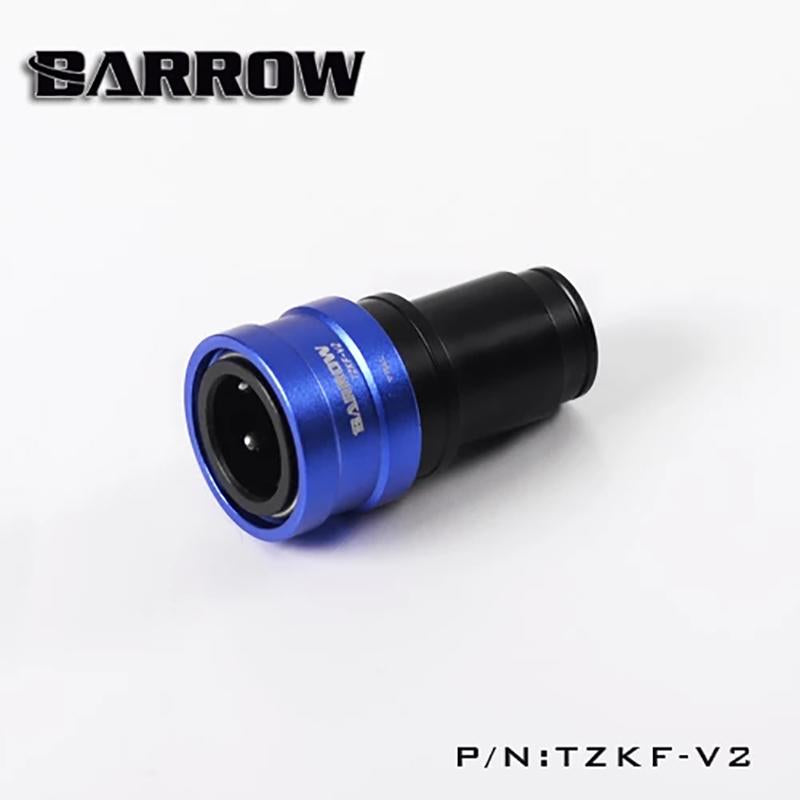 Barrow TZKF-V2 Black Silver water cooling fittings sealing quick coupling female connector