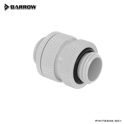 Barrow Gold White Black Silver Gold G1/4" Male to Male Rotary Connectors / Extender (16-22mm) PC water cooling system TSSXK-S01