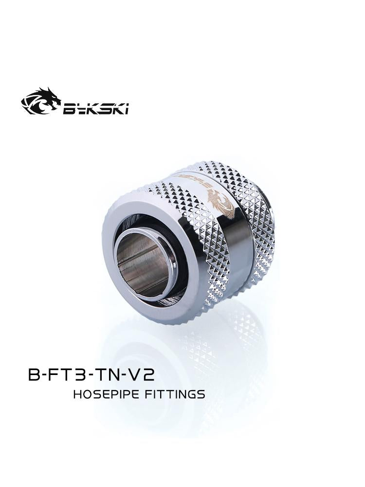 Bykski B-FT3-TN-V2, 3/8"ID*1/2"OD 10x13mm Soft Tube Fittings, G1/4" Fitting For Soft Tubing