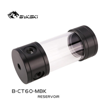 Bykski Water Cooling Reservoir Tank, Length 100/150/200/260mm, Diameter 60mm, For Computer CPU GPU | Water Cooling Reservoir