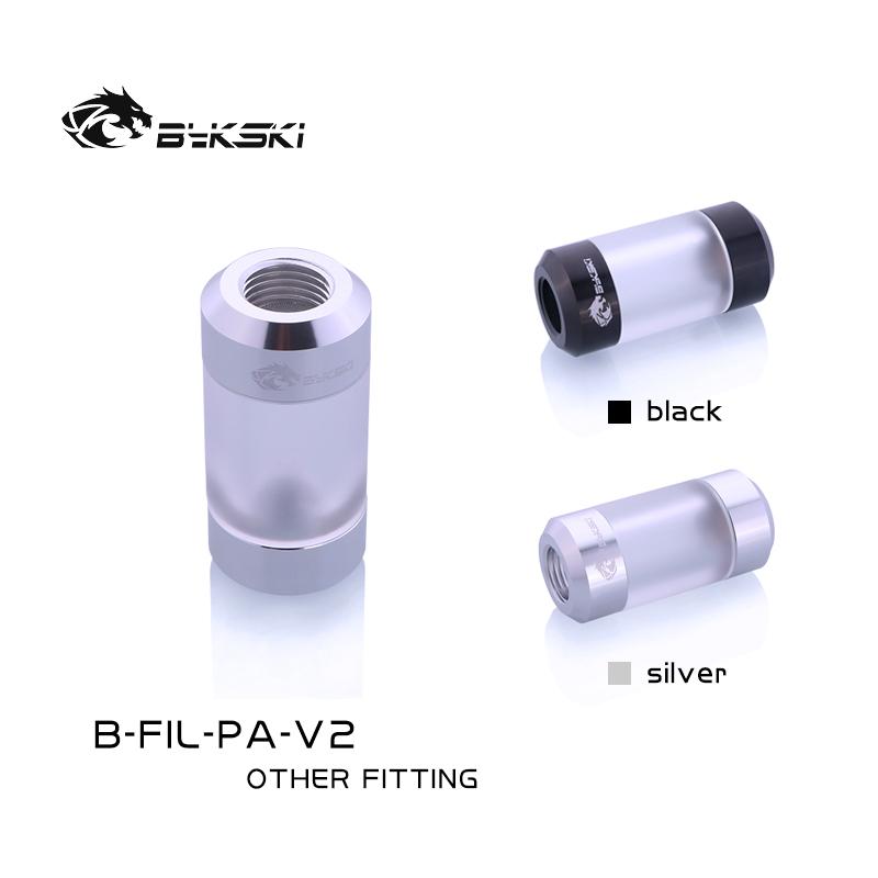 Bykski Matte Acrylic Filters, G1/4 Multiple Colour Female To Female Water Cooling Filters, | Water Cooling Accessory