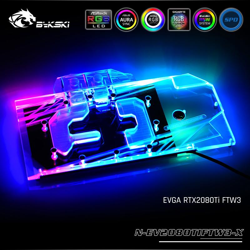FormulaMod Bykski RTX 2080Ti full-cover GPU waterblock — silent local AI workload cooling