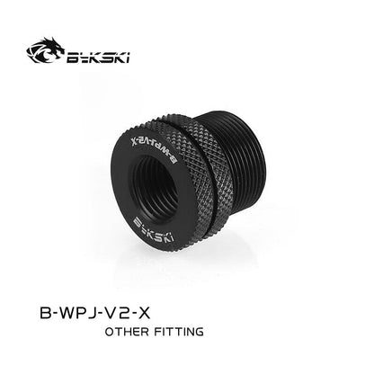 Bykski B-WPJ-V2-X, Water Crossing Ftiings 20mm, G1/4'' ,For Water Inlet From Case Top-cover/Complex Waterway