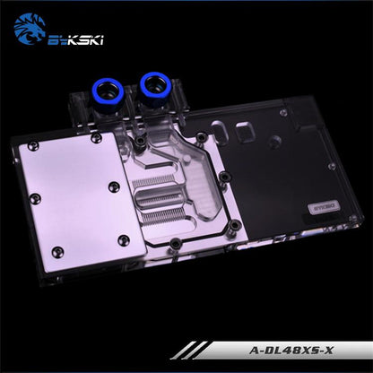 Bykski A-DL48XS-X, Full Cover Graphics Card Water Cooling Block RGB/RBW for Dataland RX480 | Water Cooling Block