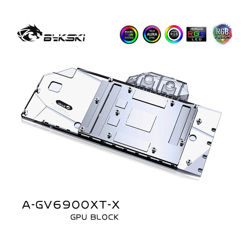 Bykski GPU Water Cooling Block For Gigabyte RX 6900XT/6800XT Gaming OC, GPU Cooler Liquid Cooling, A-GV6900XT-X