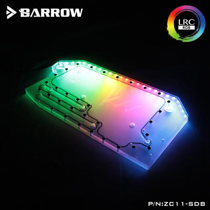 Barrow ZC11-SDB, Waterway Boards For Zeaginal-11 Case, For Intel CPU Water Block & Single GPU Building