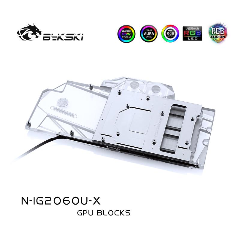 FormulaMod Bykski RTX 2060 full-cover GPU waterblock — silent local AI workload cooling (view 4)