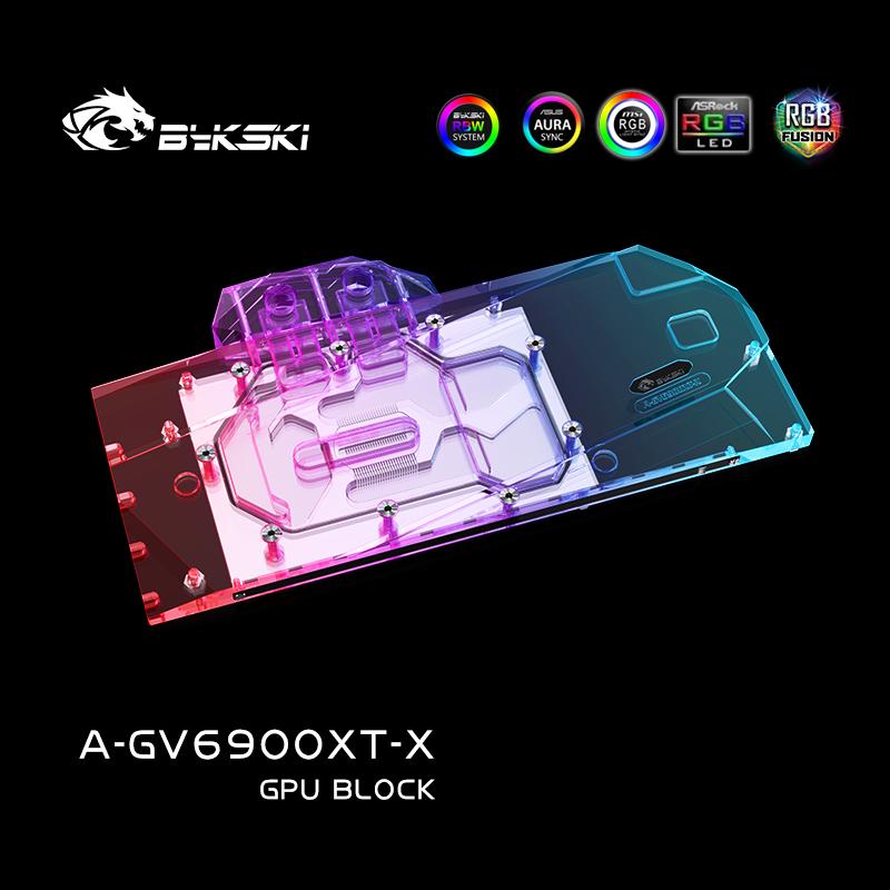Bykski GPU Water Cooling Block For Gigabyte RX 6900XT/6800XT Gaming OC, GPU Cooler Liquid Cooling, A-GV6900XT-X