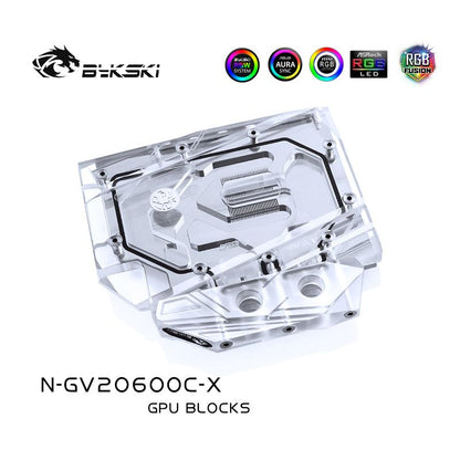 FormulaMod Bykski RTX 2060 full-cover GPU waterblock — silent local AI workload cooling (view 5)