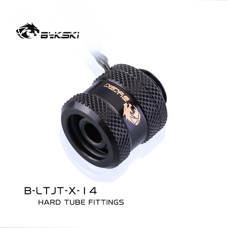 Bykski B-LTJT-X, 14mm Lighting Hard Tube Fittings, G1/4 Diamond Pattern In-built Light, For OD14mm Hard Tubes