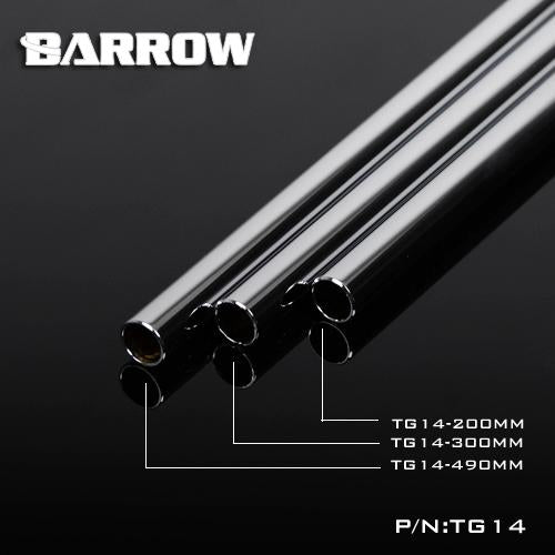 Barrow TG12/TG14/TG16, Red copper Chrome plating metal hard tube 200/300/490mm 10*12mm/12*14mm/14*16mm water | Hard Tubing