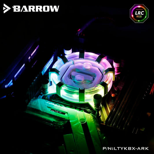 Barrow LTYKBX-ARK for X99(Transit to X299) LRC RGB v2 Aurora Limited Edition CPU waterblock 0.4MM microcutting micro waterway