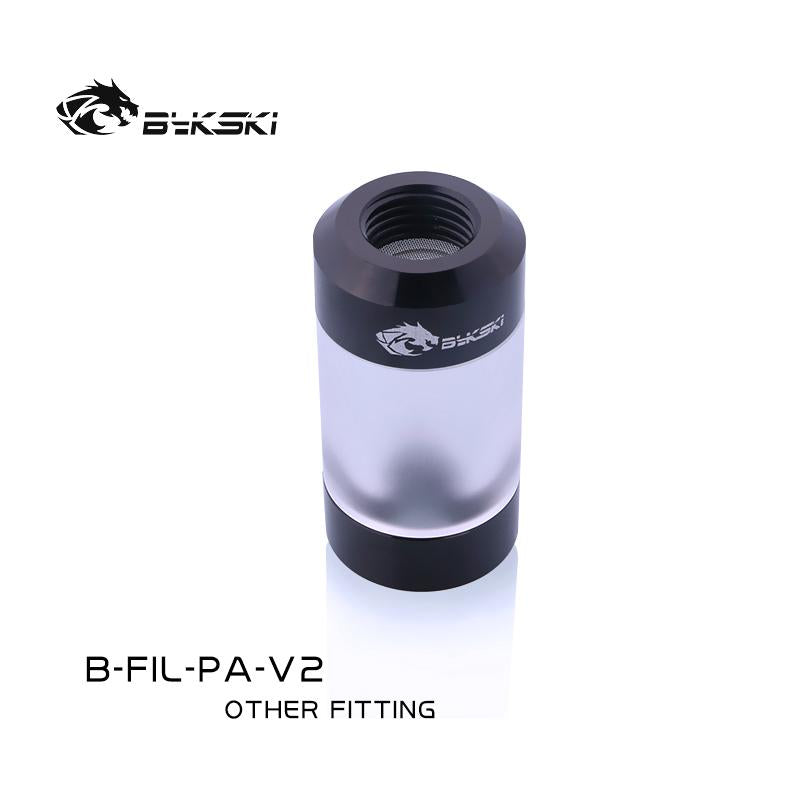 Bykski Matte Acrylic Filters, G1/4 Multiple Colour Female To Female Water Cooling Filters, | Water Cooling Accessory