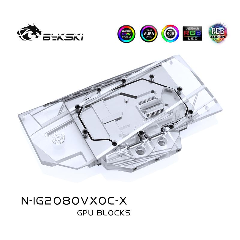 FormulaMod Bykski RTX 2080 full-cover GPU waterblock — silent local AI workload cooling (view 3)
