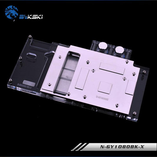 Bykski N-GY1080BK-X, Full Cover Graphics Card Water Cooling Block for Galaxy/Gainward | Water Cooling Block