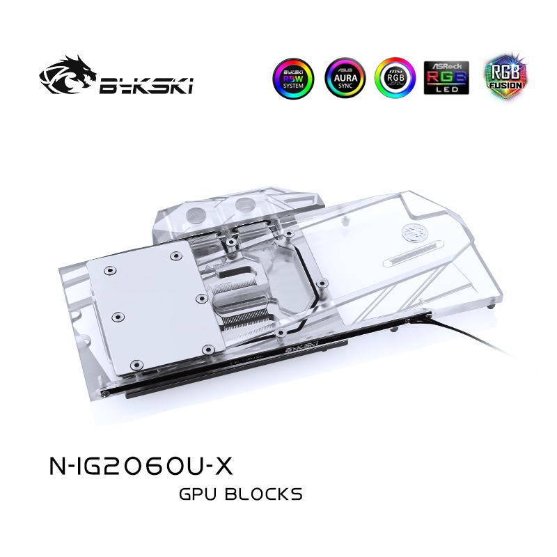 FormulaMod Bykski RTX 2060 full-cover GPU waterblock — silent local AI workload cooling (view 3)
