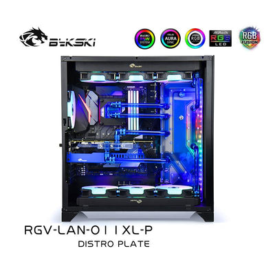 Kit de refrigeración Waterway Bykski para caja Lian Li PC-O11 Dynamic XL RBW para CPU Intel, bloque de agua, GPU, RGV-LAN-O11XL-P