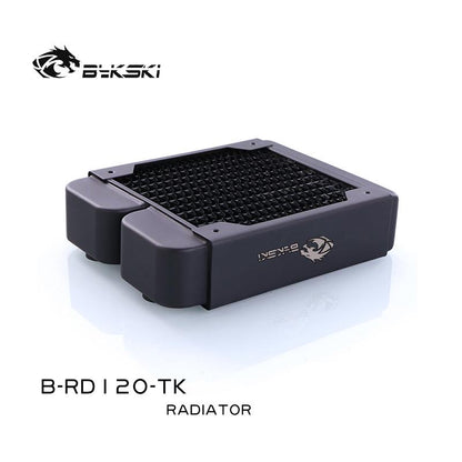 Bykski B-RD120-TK, 120mm Double Row Radiators, 39mm Thickness, Standard Water Cooling Radiators , Suitable For 120*120mm Fans