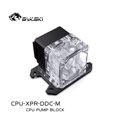 BYKSKI CPU Block Pump Reservoir Combo , CPU-XPR-DDC-I M Integrated AIO PWM Pump Water cooler For INTEL 115X 2011 , AMD AM3 AM4