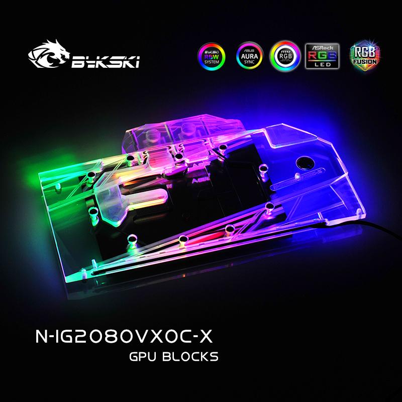 FormulaMod Bykski RTX 2080 full-cover GPU waterblock — silent local AI workload cooling (view 5)