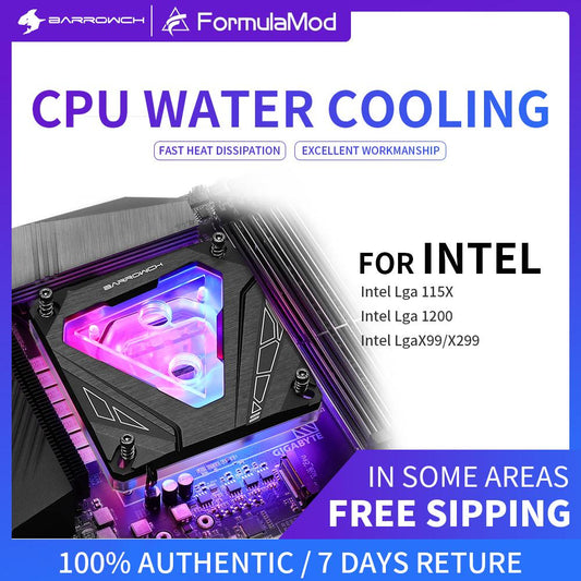 Barrow ch CPU Water Cooling Block FBLTGI-04N FBLTGA-04N M Series for Intel AMD Future Mechanical Style | Water Cooling Block
