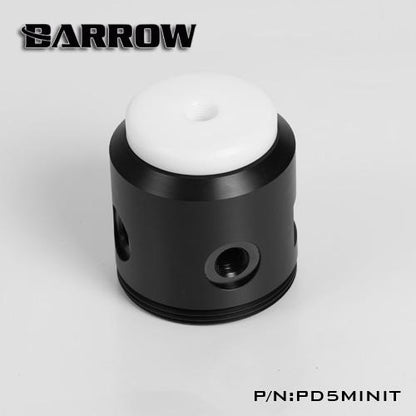 Barrow POM/PMMA acrylic water pump cover for D5 / MCP655 serise pump computer water cooling. PD5MINIT | Water Cooling Pump