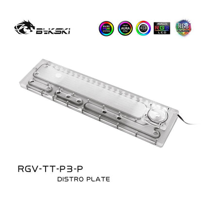 Bykski RGV-TT-P3, Waterway Boards For Tt Core P3 Case, Bykski RBW, For Intel CPU Water Block & Single | Liquid Cooling Block