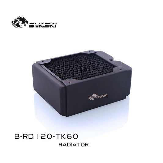 Bykski B-RD120-TK60 120mm Triple Row Radiators 60mm Thickness Standard Water Cooling Radiators | Water Cooling Accessory