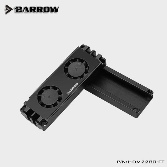 Barrow SSD M2 2280 Memory air cooling  With fan RAM cooler Computer Accessories Memory cooling vest 22110 PCIE HDM2280-FT