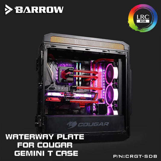 Barrow CRGT-SDB, Waterway Boards For Cougar Gemini T Case, For Intel CPU Water Block & Single/Double | Liquid Cooling Block