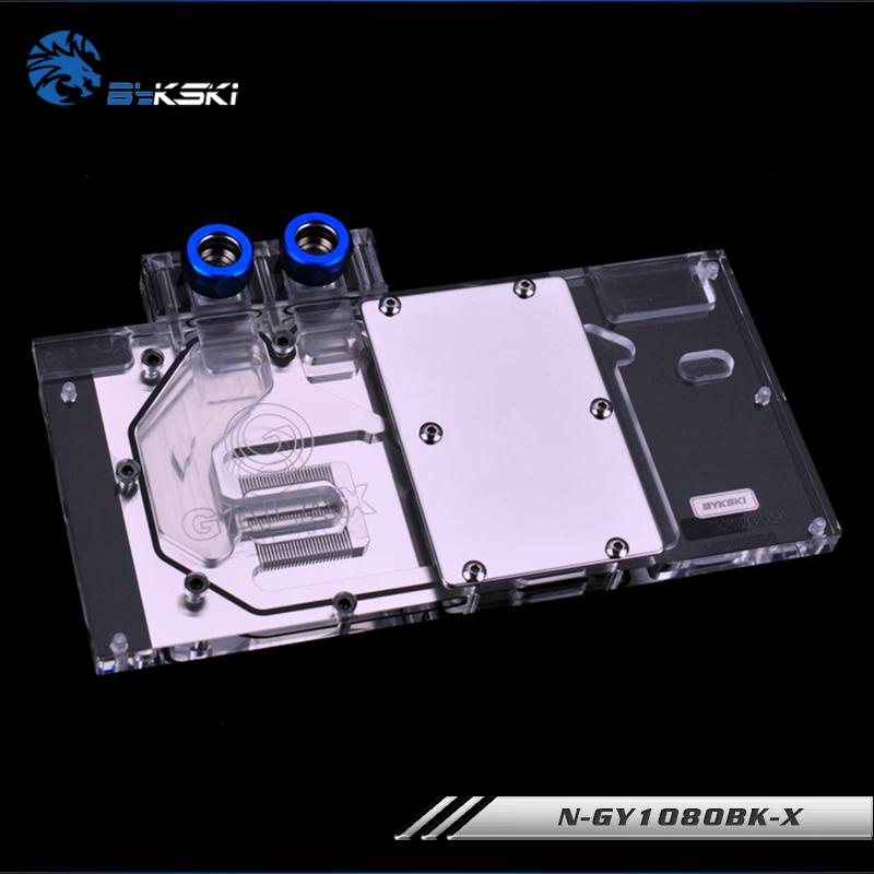 Bykski N-GY1080BK-X, Full Cover Graphics Card Water Cooling Block for Galaxy/Gainward | Water Cooling Block