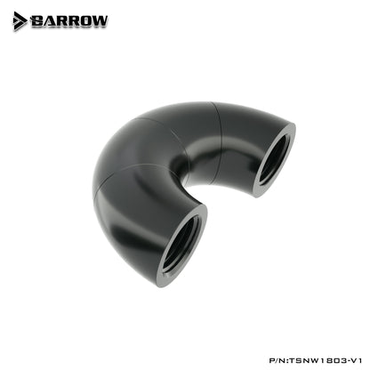 Barrow TSNW1803-V1, raccords rotatifs en zigzag à 180 degrés, raccords rotatifs femelle à femelle à quatre étages